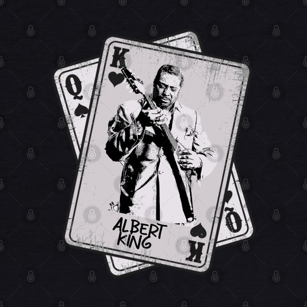 Retro Albert King Card Style by Slepet Anis